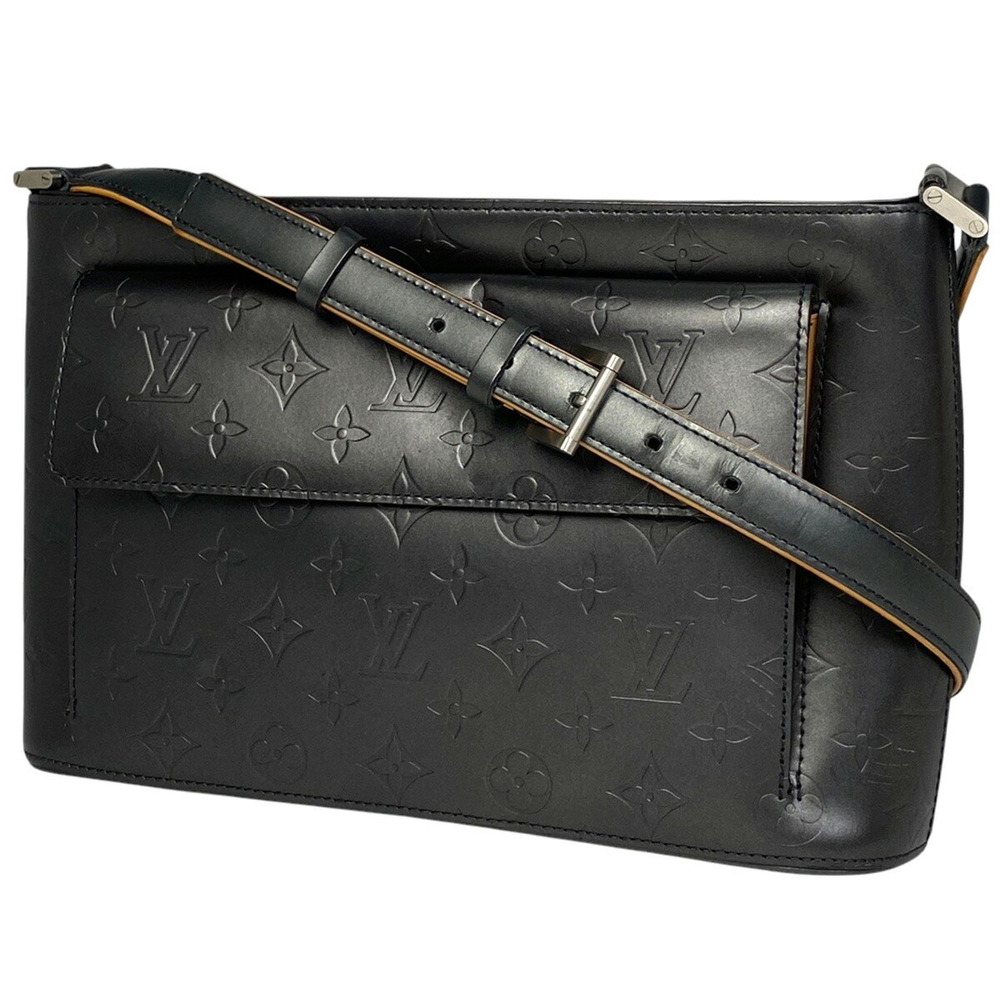 Louis Vuitton Alston Shoulder Bag Monogram Matte Noir Black
